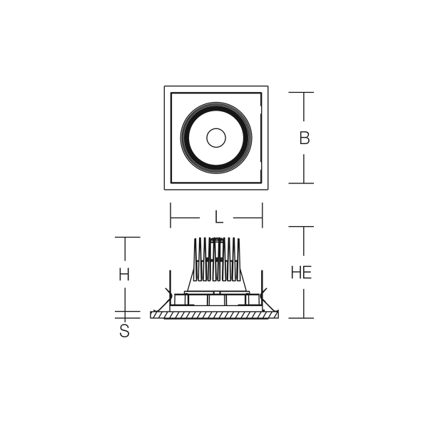 MAGCARDO maxi, 35 W, 4150 lm, 930, silver, on/off Recessed projectors, image 4