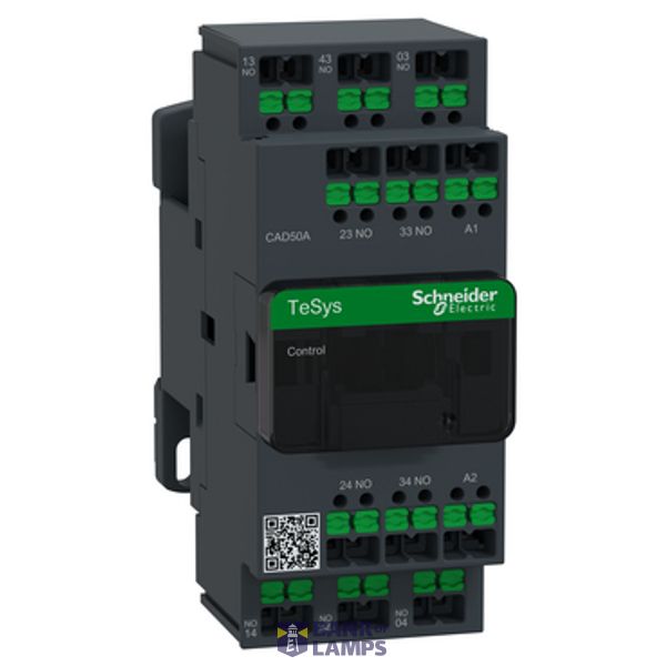 Relay Deca 5NO 0NC 3P 400V AC Snap-in image 1