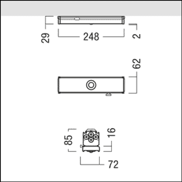 MSENS LC TEC-GP SR IP54 - Sensor movement - ambient light image 2