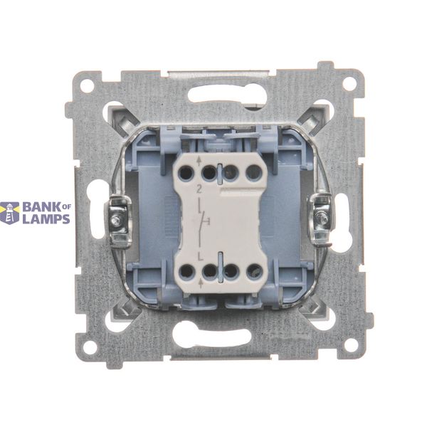 Momentary single switches with key - two positions ''0-1'', anthracite, metalic, 5A image 1