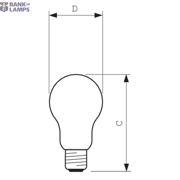 Stan ELV 60W E27/BRC 24V A60 CL 1CT/20 image 3