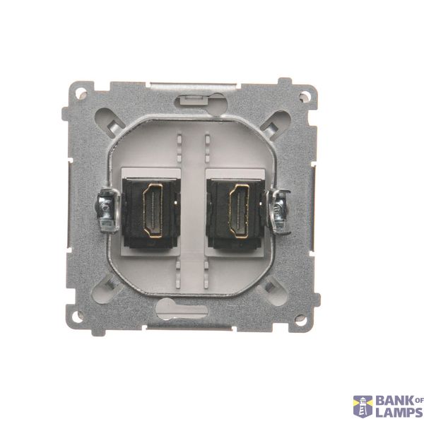 Touch panel 3 modules, Modul 1: 2 horizontal touch fields, Module 2: 1 touch field, Module 3: 2 horizontal touch fields, Fixing: horizontal, White pearl image 1