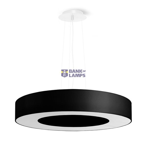 CHANDELIER SATURNO SLIM 50 BLACK E27 5X60W IP20 image 2