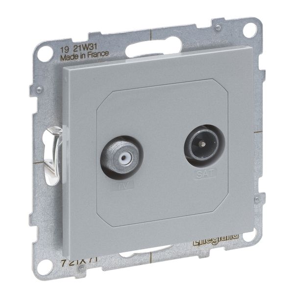 TV-SAT MALE STAR 2 CABLES ALUMINIUM image 1