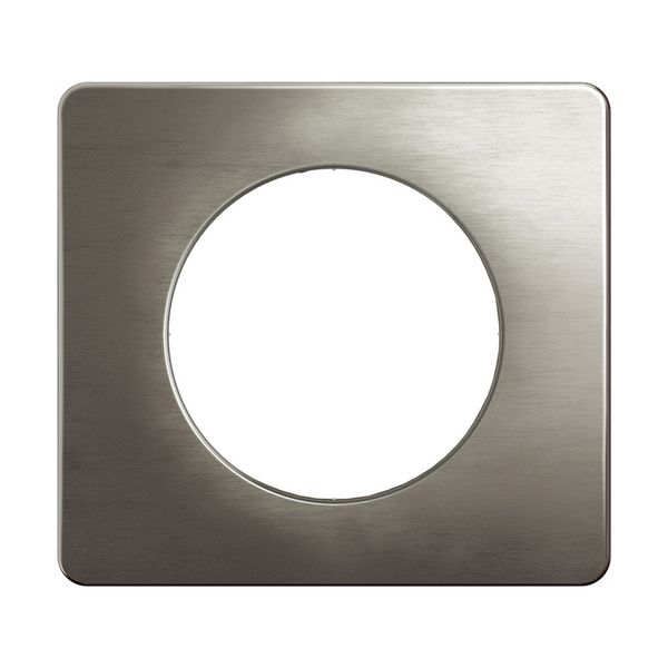 PLATE 1 GANG SATIN STEEL image 2