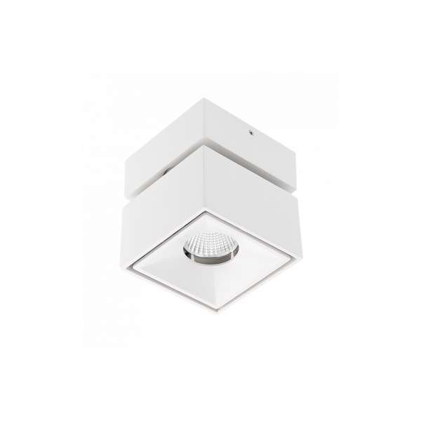 LED luminaire BIANCO, 8 W, 680 lm, 4000K, IP20, square, white image 1