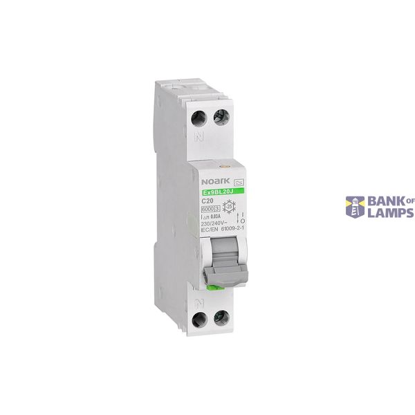1-module combined circuit breaker Ex9BL20J 1PN C13 30mA A image 1