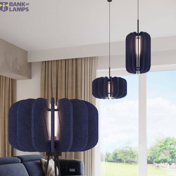 Pendant lamp MULA 27 navy image 9