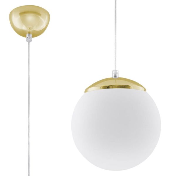 HANGING LAMP UGO 20 GOLD E27 1X60W IP20 image 1