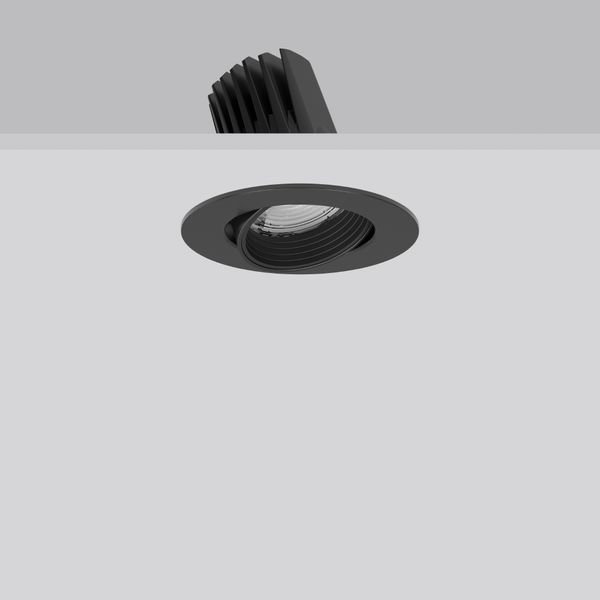 RONDOS mini, 20 W, 2000 lm, 927, black, DALI Recessed projectors, D 14 image 1