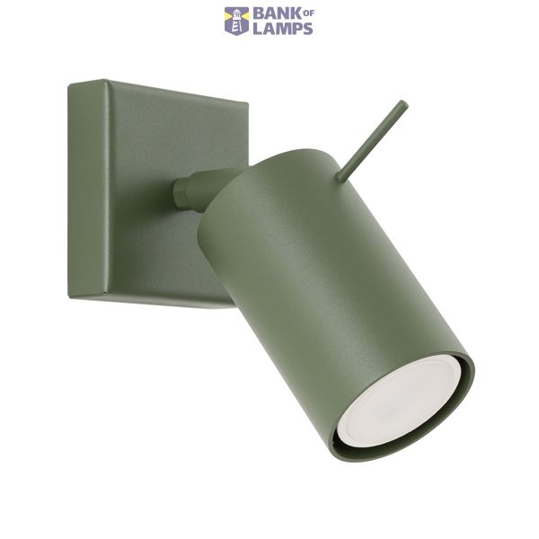 WALL LAMP RING OLIVE GREEN 1XGU10 image 7