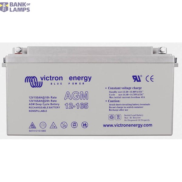 Victron Energy Akumulators 12V/165Ah AGM Deep Cycle Batt. image 1