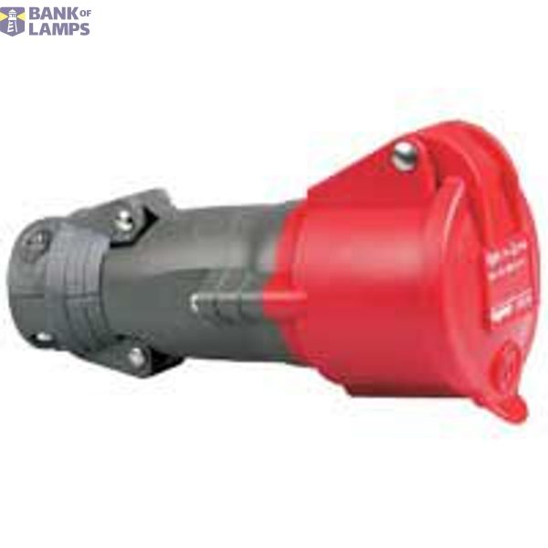 Mobile socket Hypra - IP 44 - 380/415 V~ - 63 A - 3P+N+E - plastic image 2