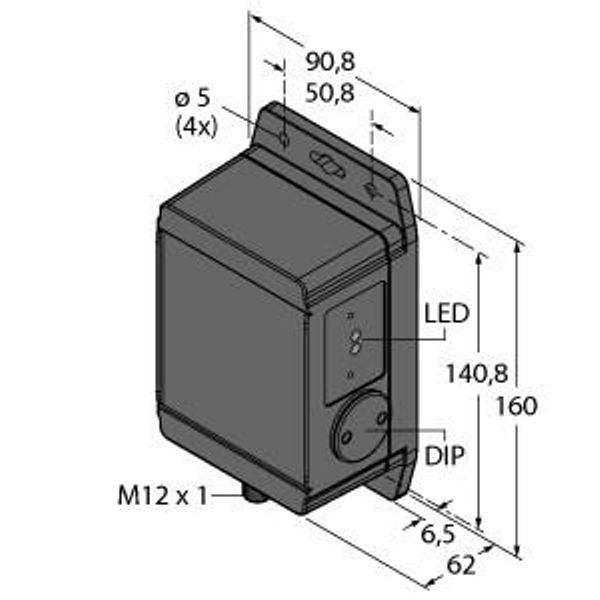 Radar Sensor With Switching Outputs   Q120RA-EU-AF2Q image 2