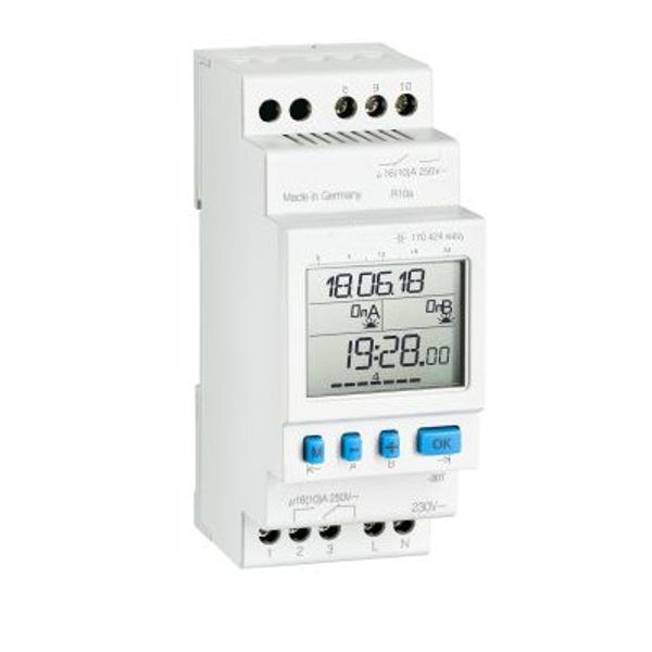 Digital 2 channel astro daily and weekly timer image 1