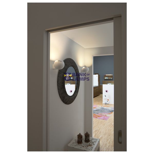 LIGHT EYE BALL Wall luminaire, chrome/white, QPAR111, max. 75W image 2