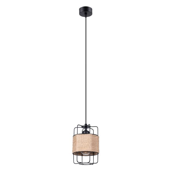 SOLLUX - Pendant GIZUR 1 black SL.1300 E27 15W IP20 image 1
