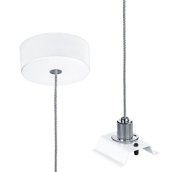 SLOIN slim ASI1 E-L WH/WH - Cord suspension incl. ceiling rose image 1