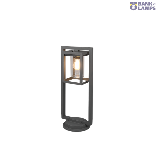 Lunga pole 60 cm E27 anthracite dusk sensor image 1