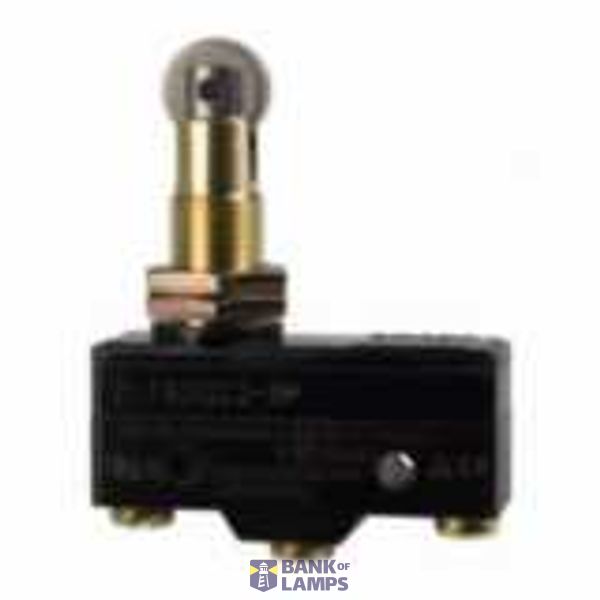 General purpose basic switch, panel mount roller plunger, SPDT, 15A high capacity, screw terminals Z15E4010D image 1