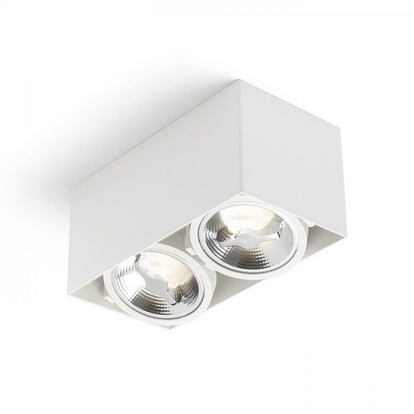 JAMES II DIMM ceiling matt white 230V LED 2x15W 24° 3000K image 1