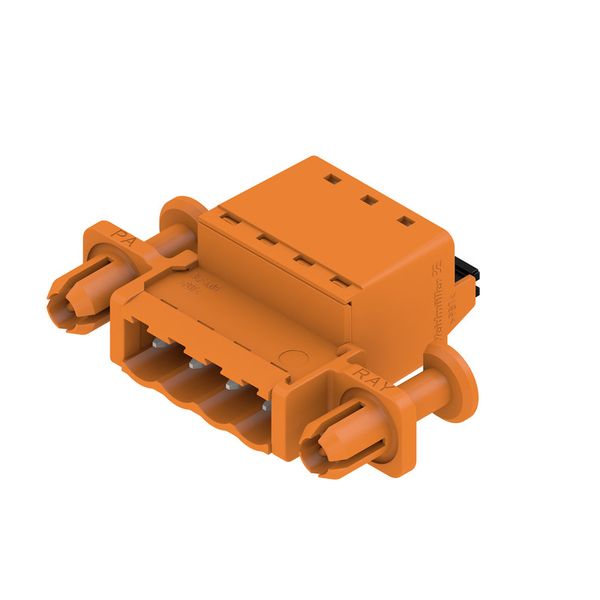 PCB plug-in connector, male plug, 5.08 mm, Number of poles: 4, 180°, PUSH IN with actuator, Clamping range, max. : 3.31 mm², Box image 5