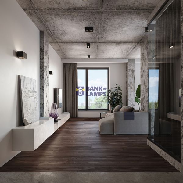 WALL LAMP QUAD MAXI GREY G9 2X40W IP20 image 9