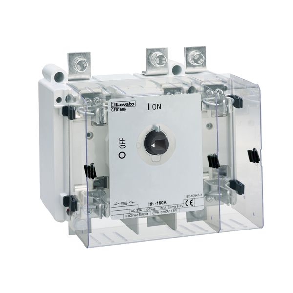 Three-pole switch disconnector, with NH fuse holder, 630A image 1