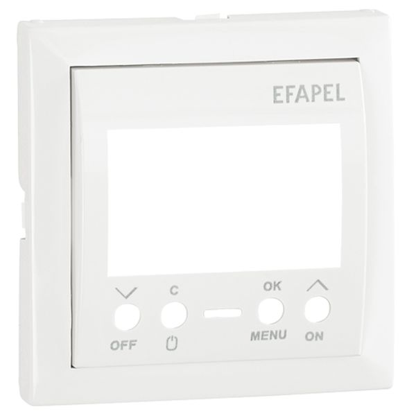 COV PLATE F/ONE CIRC DIG TIME SWITCH WHITE image 2