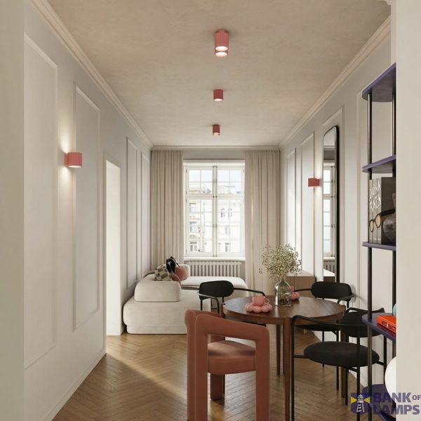 Ceiling lamp AURA 1 pink GU10 image 6
