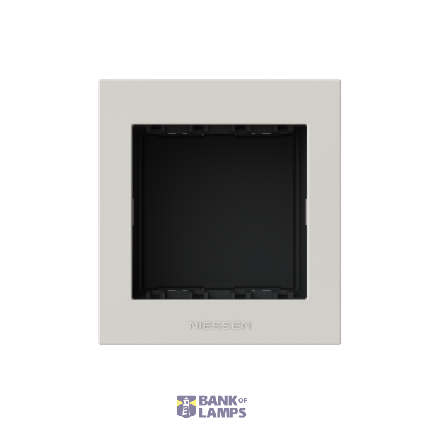 Frame for metallic and plastic profiles - Niessen logo - 2M - Dune image 1