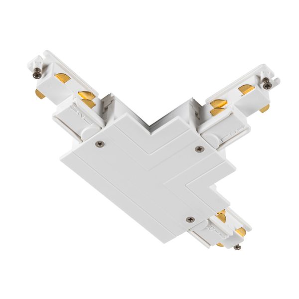 T-connector  S-TRACK 3-phase-recessed rail ,IP20,white image 1