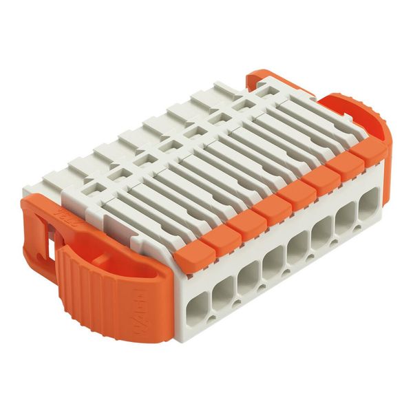 2734-1108/038-000 1-conductor female connector; lever; Push-in CAGE CLAMP® image 1