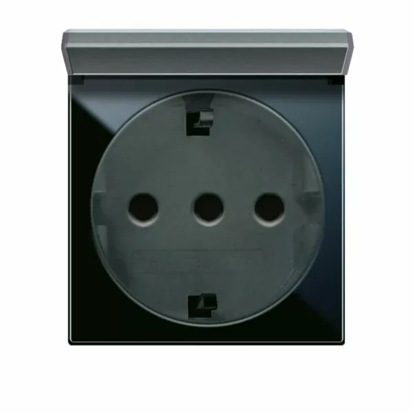 SCHUKO SOCKET P30 16A+COVER LIFE 2M image 1