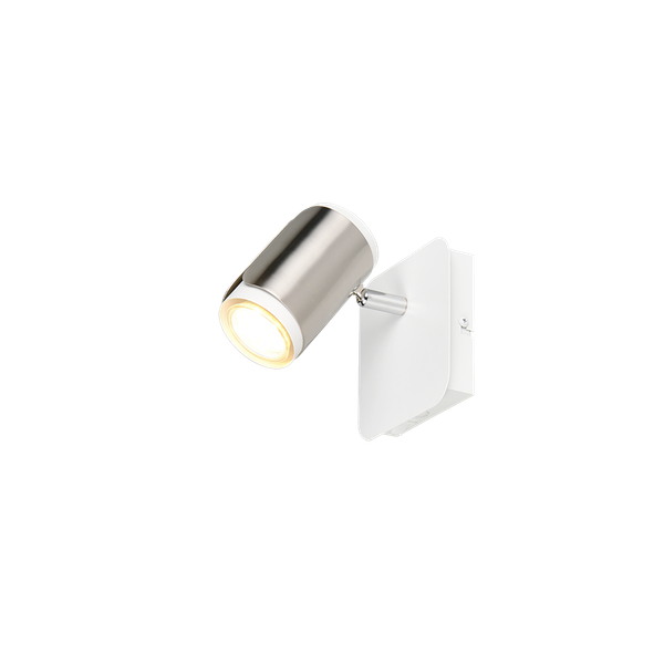 Gillan spotlight 1-pc GU10 brushed steel image 1