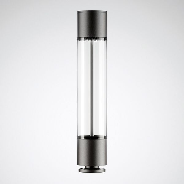 Pillar luminaires CS19 CLO (normal) Lens Anthracite ETDD 45W 5100lm 70 asymmetric wide (AB2L) IP65 IK05 5 SDCM image 1