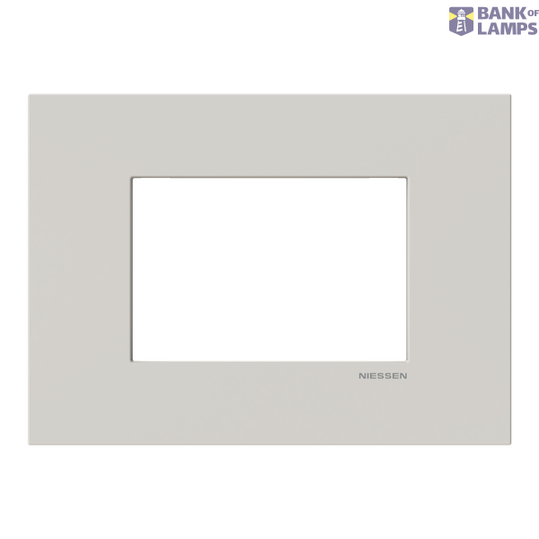 Frame - 1-gang / 3-modules - Niessen logo - S - Dune image 1