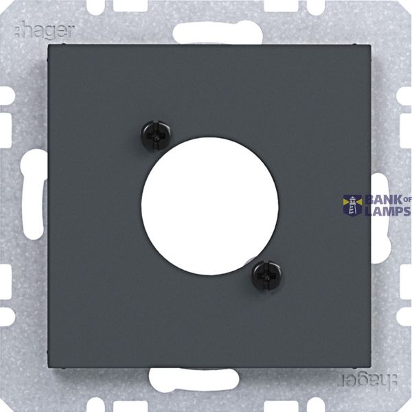 Centraalpl voor XLR connector D-serie, A.x/C.x/S.1/B.x/Q.x/K.x antr. image 1