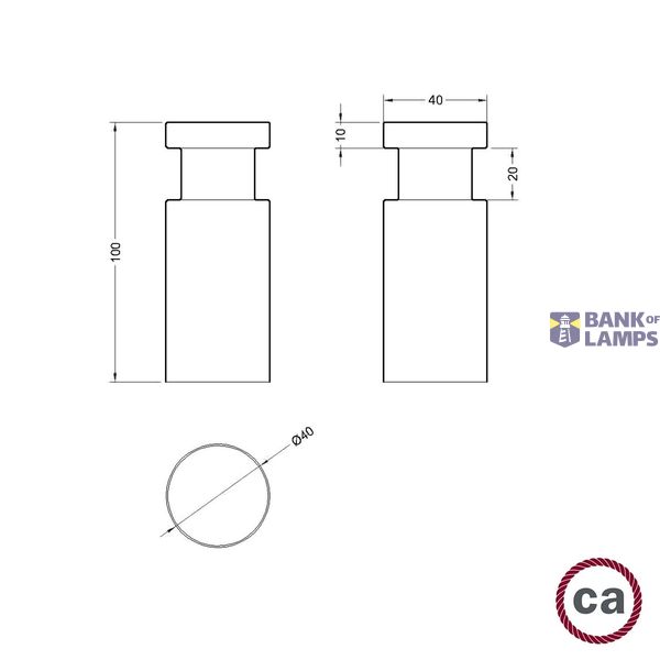 Rolé, wooden wall mount cable tie for pendant lamp image 6
