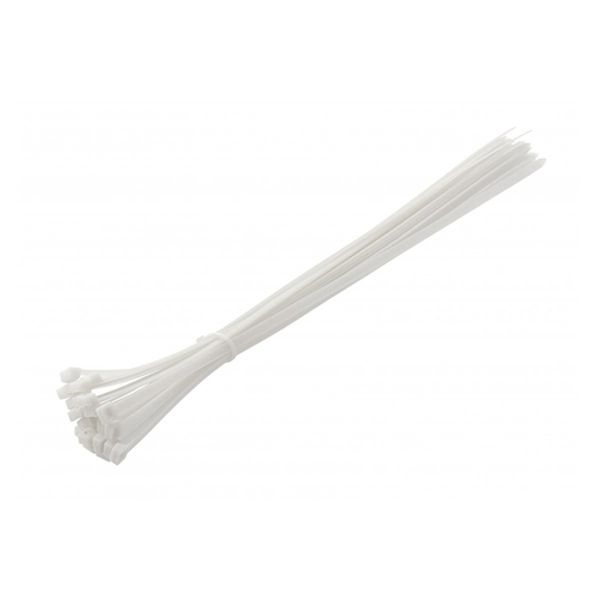 Nylon ties 7,6 x 500 mm, 25 pcs., white image 1