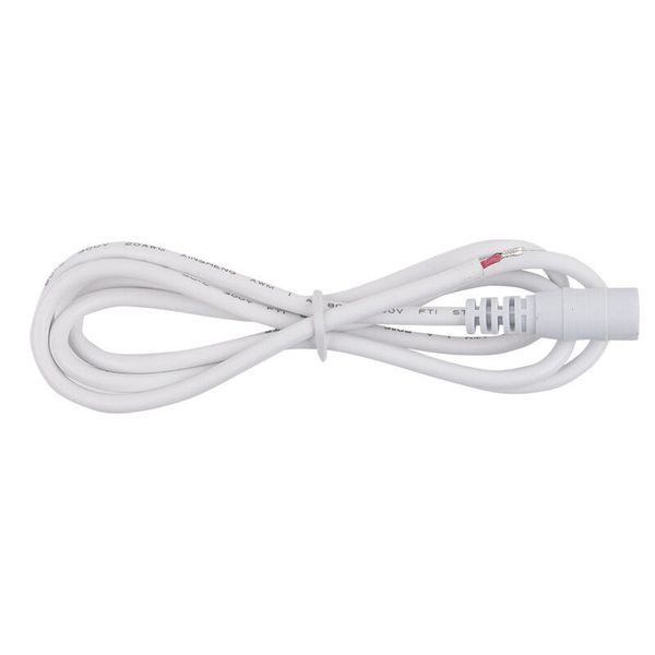 Power connector socket, free end (AWG 20/0.42 mm2), white, max. 5 A, length 1 m image 1