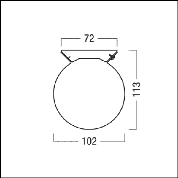 TLX HO STEEL CLAMP 45DEG SCREW 2PCE - Fixing clips image 2