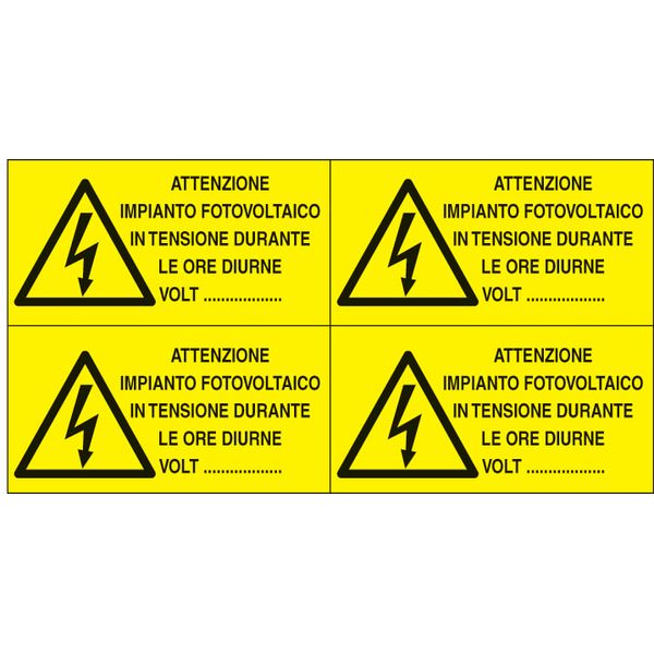 Adhesive label - Dimensions: 330 x 170 mm image 1