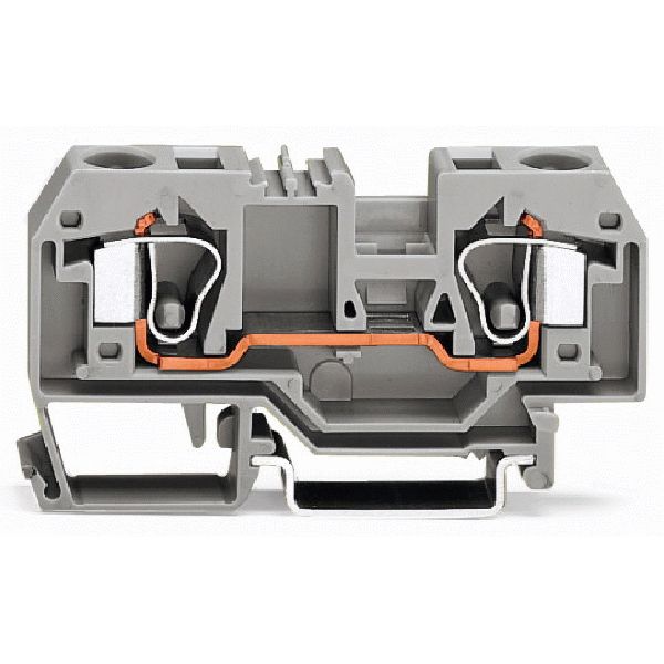 2-conductor through terminal block 10 mm² center marking orange image 2
