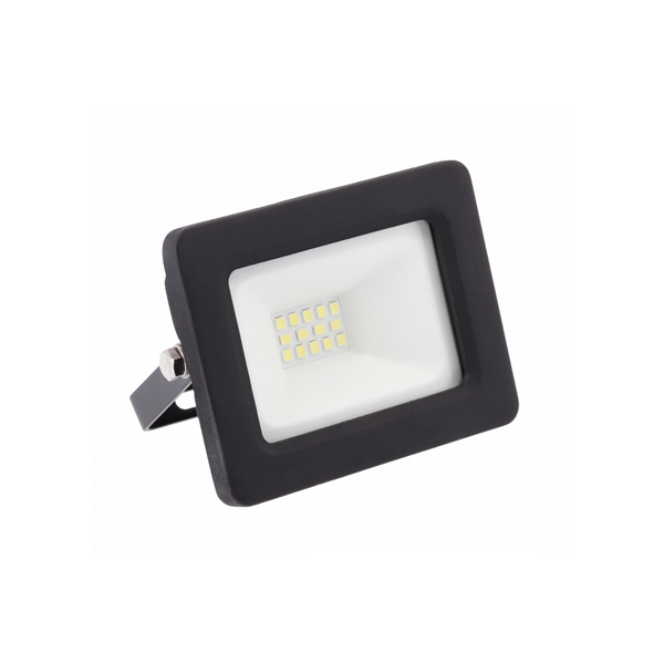 G-TECH LED Floodlight, 10 W, 800 lm, 6400K, AC220-240V, IP65, 120°, black image 1