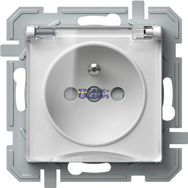 SOCKET FRENCH+COVER 2P+E 16A 250V~ BV PT XO 4417088 image 1