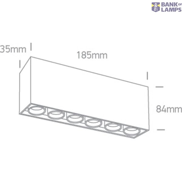 BLACK 15W WW IP20 230V DARK LIGHT image 2