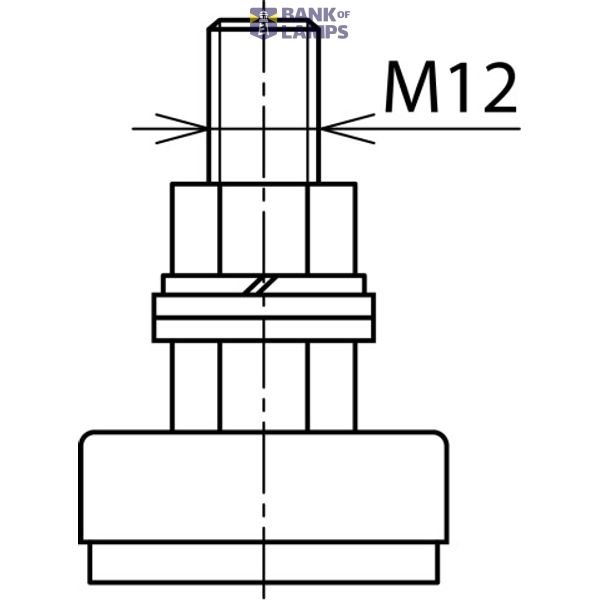 Terminal connection for surge arrester for cable lug fixing image 2