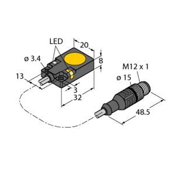 HF Read/Write Head   TB-Q08-0.15-RS4.47T image 2