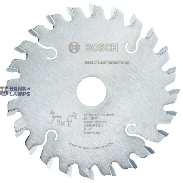 Best for Laminated Panel conical scoring blade 120 x 20 x 2,2 mm; 24 image 1